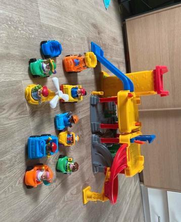 Fisher Price Little People Garage + Voertuigen beschikbaar voor biedingen