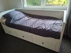 Ikea hemnes bed, Huis en Inrichting, Slaapkamer | Bedden, Ophalen, Wit, Tweepersoons, 140 cm