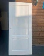 Witte deur, Ophalen, 80 tot 100 cm, Binnendeur, Zo goed als nieuw