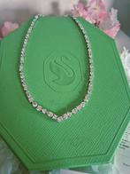 Exclusieve Swarovski sieradenset, Met kristal, Nieuw, Ophalen of Verzenden, Zilver