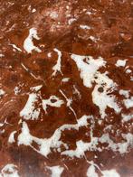 Vintage commode jaren ‘30 visgraat houtfineer marmeren blad, Huis en Inrichting, Kasten | Ladekasten, Ophalen, Eikenhout, 100 tot 150 cm