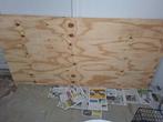 Houten plaat maten staan op foto 3, Doe-het-zelf en Verbouw, Hout en Planken, Ophalen, Gebruikt, Minder dan 25 mm, Plank