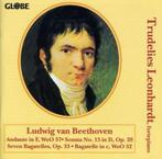 NIEUW Beethoven: Sonatas / Trudelies Leonhardt, fortepiano, Cd's en Dvd's, Cd's | Klassiek, Kamermuziek, Ophalen of Verzenden