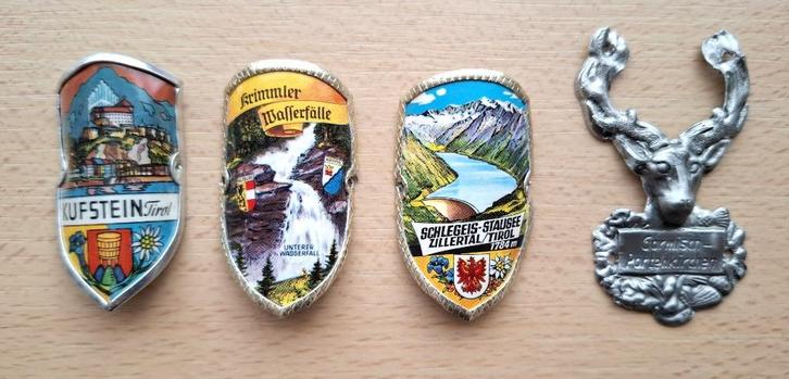 Wandelstok plaatjes Oostenrijk/Duitsland, Verzamelen, Overige Verzamelen, Gebruikt, Verzenden