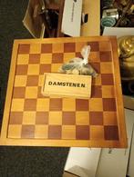 Houten dambord schaakbord met stenen, Ophalen