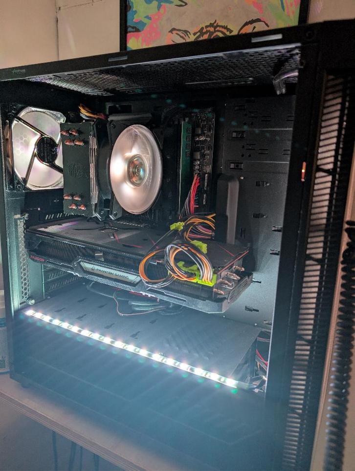 AMD Gaming PC, Computers en Software, Desktop Pc's, Gebruikt, 4 Ghz of meer, SSD, 32 GB, Met videokaart, Gaming, Virtual Reality