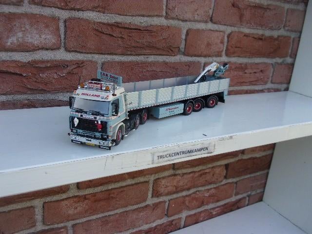 Tekno  Scania  143M  450  PK  V8  van  P. J. Hoogendoorn., Hobby en Vrije tijd, Modelauto's | 1:50, Ophalen of Verzenden, Nieuw