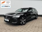 Volvo V60 T8 Recharge AWD R-Design H+K l TREKHAAK l NIEUWSTA, Automaat, Gebruikt, Zwart, 4 cilinders