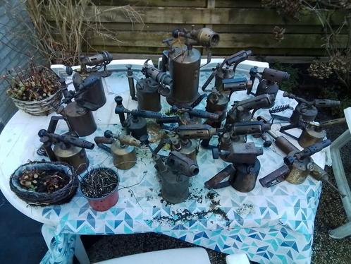 Vintage Soldeerbranders / Rangers - Set van 10, Antiek en Kunst, Antiek | Gereedschap en Instrumenten, Ophalen of Verzenden
