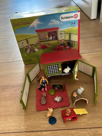 Schleich konijnen/ picknickset beschikbaar voor biedingen