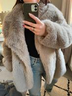 Zara nep bontjas, Verzenden, Zo goed als nieuw, Maat 38/40 (M), Zwart