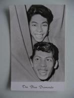 oude foto ansichtkaart THE BLUE DIAMONDS, Verzamelen, Ophalen of Verzenden, 1960 tot 1980, Ongelopen, Sterren en Beroemdheden