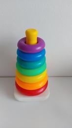2xFisher Price gekleurde ringen op toren, Kinderen en Baby's, Speelgoed | Fisher-Price, Ophalen of Verzenden, Gebruikt, Speelset