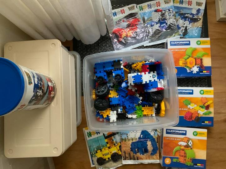 Grote verzameling Clicformers bouwstenen, Kinderen en Baby's, Speelgoed | Bouwstenen, Zo goed als nieuw, Overige merken, Ophalen of Verzenden