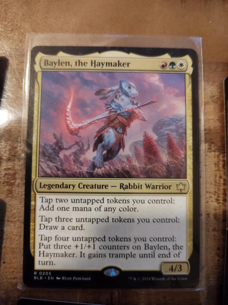 Baylen the Haymaker token commander deck, Hobby en Vrije tijd, Verzamelkaartspellen | Magic the Gathering, Zo goed als nieuw, Speeldeck