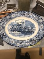 Antiek Liberty Blue Bord Washington Crossing, Antiek en Kunst, Ophalen of Verzenden