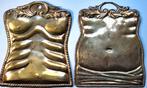 Ex voto's; torso en buik, 11,3 x 9,3 cm, Antiek en Kunst, Antiek | Religie, Ophalen of Verzenden