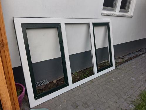 Kunststof kozijn 2340 x 1340, Doe-het-zelf en Verbouw, Kozijnen en Schuifpuien, Gebruikt, Raamkozijn, Kunststof, 75 tot 150 cm