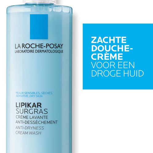 La Roche-Posay Lipikar Surgras Douchecrème 400ml, Sieraden, Tassen en Uiterlijk, Uiterlijk | Lichaamsverzorging, Nieuw, Bad & Douche