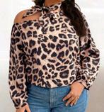 Blouse nieuw xxl panter Leopard de toppers, Ophalen of Verzenden, Nieuw, Maat 46/48 (XL) of groter, Bruin