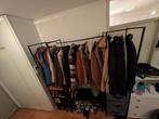 Garderobe met hangruimte en planken, Ophalen, Metaal, 150 tot 200 cm, Zo goed als nieuw