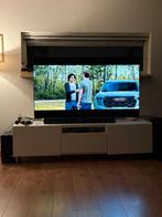 Witte tv-standaard, Audio, Tv en Foto, Televisiebeugels, Ophalen, Zo goed als nieuw