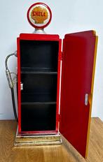 Shell benzinepomp kast van hout pomp woon decoratie deco, Verzamelen, Reclamebord, Info@deconoord.nl, Deco Noord, Nieuw