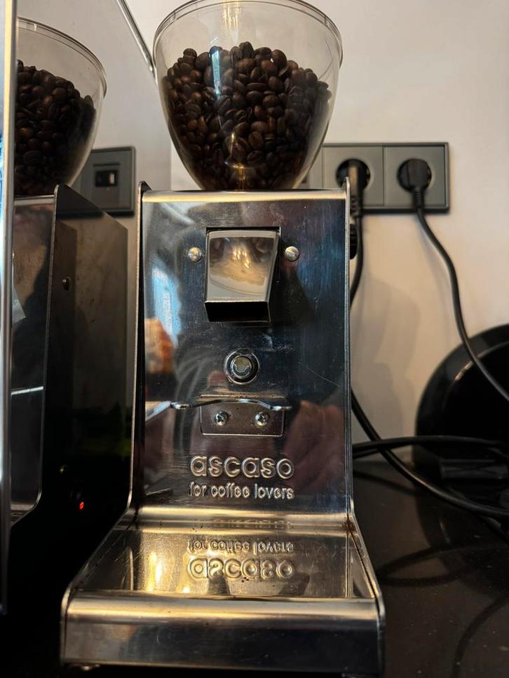 Ascaso RVS Bonenmaler – Type L1 Mini Inox, Witgoed en Apparatuur, Koffiemachine-accessoires, Zo goed als nieuw, Ophalen of Verzenden