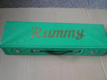 bijzonder mooie vintage uitvoering van RUMMY, USA rummikub beschikbaar voor biedingen