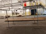 Houten planken met metalen frame marktkraam, Diversen, Rommelmarktspullen, Ophalen of Verzenden