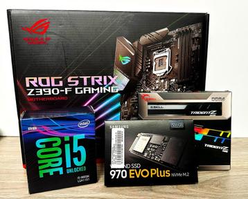 Set: Strix z390f | i5-9600k | TridentZ 16gb | 970EVO+ 500gb beschikbaar voor biedingen