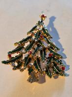oude broche kerst, Sieraden, Tassen en Uiterlijk, Broches, Overige materialen, Verzenden, Zo goed als nieuw, Goud