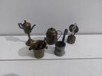 Vintage messing/koper/brons miniaturen, poppenhuisdecor, Verzamelen, Poppenhuizen en Toebehoren, Ophalen of Verzenden, Gebruikt