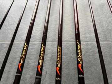 4 x Kevin Maddocks Exocets 12,5ft 3,5lbs ZEER NETTE STAAT! beschikbaar voor biedingen