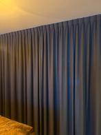 Taupe overgordijnen 242x290cm incl. rails, Ophalen of Verzenden, Zo goed als nieuw, Bruin, 200 cm of meer