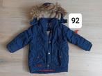 Winterjas maat 92 jongen blauw met capuchon  H&M, Gebruikt, H&M, Ophalen of Verzenden, Jongen
