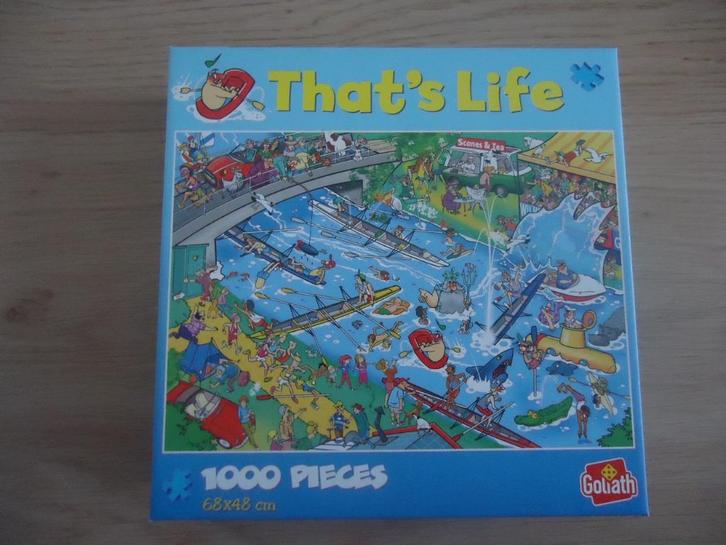 NIEUW ! ! - Leg puzzel - That's Life ( 12 ) grachtengordel, Hobby en Vrije tijd, Denksport en Puzzels, Nieuw, Legpuzzel, 500 t/m 1500 stukjes