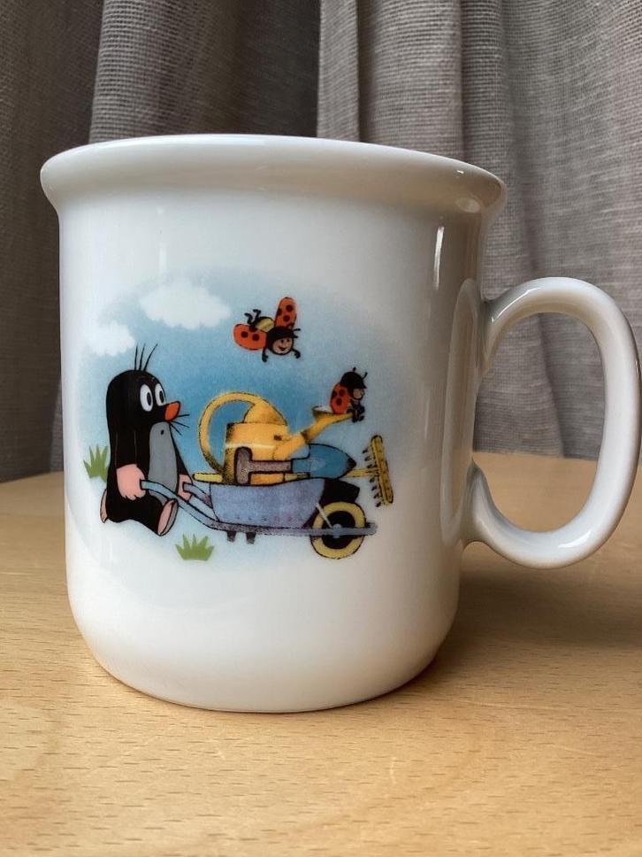 Molletje mok, Huis en Inrichting, Keuken | Servies, Zo goed als nieuw, Overige typen, Overige stijlen, Porselein, Ophalen