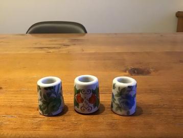 Vintage mini kerst kandelaar kaarsenhouder bloem beschikbaar voor biedingen