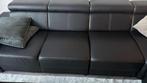 Mooie hoekbank van skyleer met hoofdsteunen, Ophalen, Gebruikt, Hoekbank, 300 cm of meer