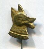 Herders hond koper speldje ( N_058 ), Verzenden, Zo goed als nieuw, Dier of Natuur, Speldje of Pin