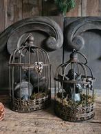 Set van 2 vogelkooitjes. Landelijk sober stoer brocant, Huis en Inrichting, ., Nieuw, Ophalen of Verzenden, .