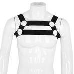 Nylon heren borst harnas / borstharnas gay mannen, Verzenden, Nieuw, Accessoires