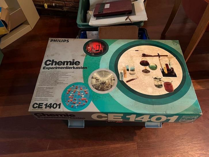 Philips CE 1401 chemiedoos, Verzamelen, Speelgoed, Gebruikt, Ophalen