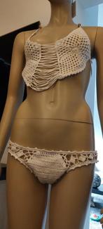 Bikini gehaakt off-white maat S, als nieuw, Kleding | Dames, Verzenden, Zo goed als nieuw, Wit, Bikini