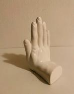 Boekensteun in vorm van hand , porselein, jaren 80, Ophalen of Verzenden, Huis en Inrichting
