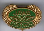 JAWA email op zilverkleurig motorfiets speldje ( G_057 ), Verzenden, Zo goed als nieuw, Transport, Speldje of Pin