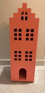 Houten HEMA Grachtenpandje - Speelhuisje/Kastje -oud roze, Zo goed als nieuw, Minder dan 50 cm, Ophalen, Minder dan 90 cm