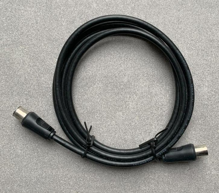 COAX kabel Technetix 150 cm Antenne kabel 1.5m RLA75E M/F, Audio, Tv en Foto, Audiokabels en Televisiekabels, Nieuw, Coaxiale kabel