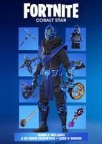 Fortnite Cobalt Star bundle+1000 V-bucks, Verzenden, Zo goed als nieuw